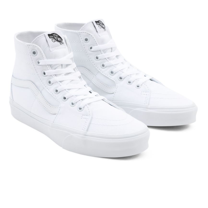 Vans Canvas SK8-Hi Tapered Dam Vita - Vans Höga Skor Online (BFWNO5874)